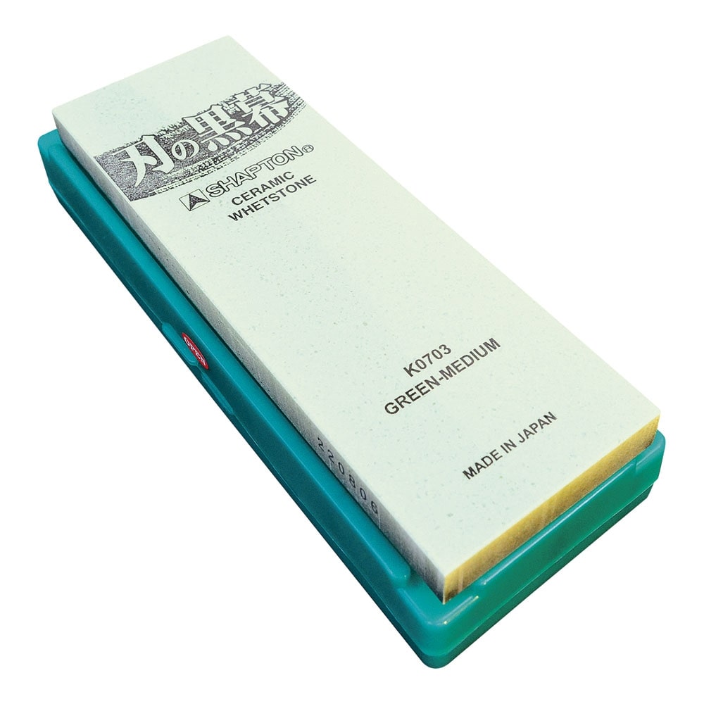 シャプトン セラミック砥石 刃の黒幕 ＃2000中砥石 グリーン: 生活