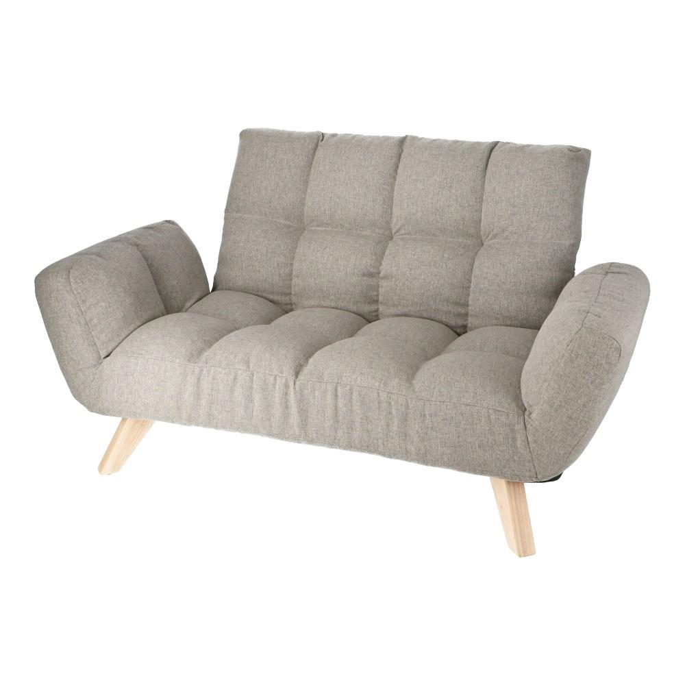 LIFELEX 一人掛けリクライニングソファ スプリト 木脚 ファブリック