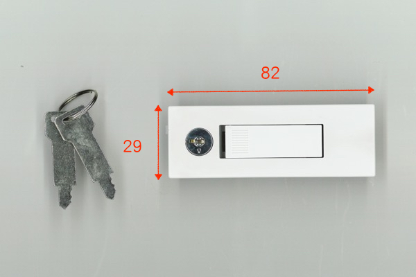 小池ガラス店 / 換気用ストッパー(鍵付き)キーNo.1 色:SG(シルバー系用