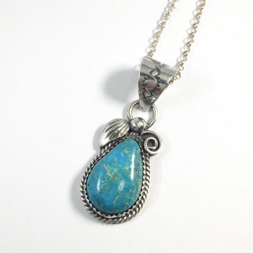 インディアンジュエリー ターコイズ ペンダント ナバホ族