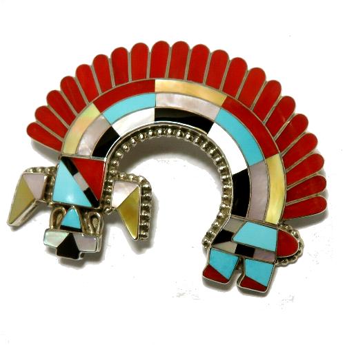 インディアンジュエリー / インレイ・ペンダント