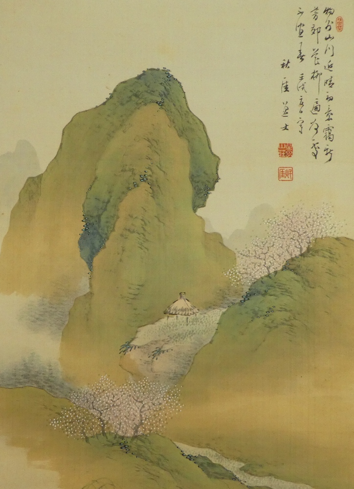 後藤秋厓 『春景 双幅』 [古美術こもれび] 骨董,掛軸,絵画の買取と販売