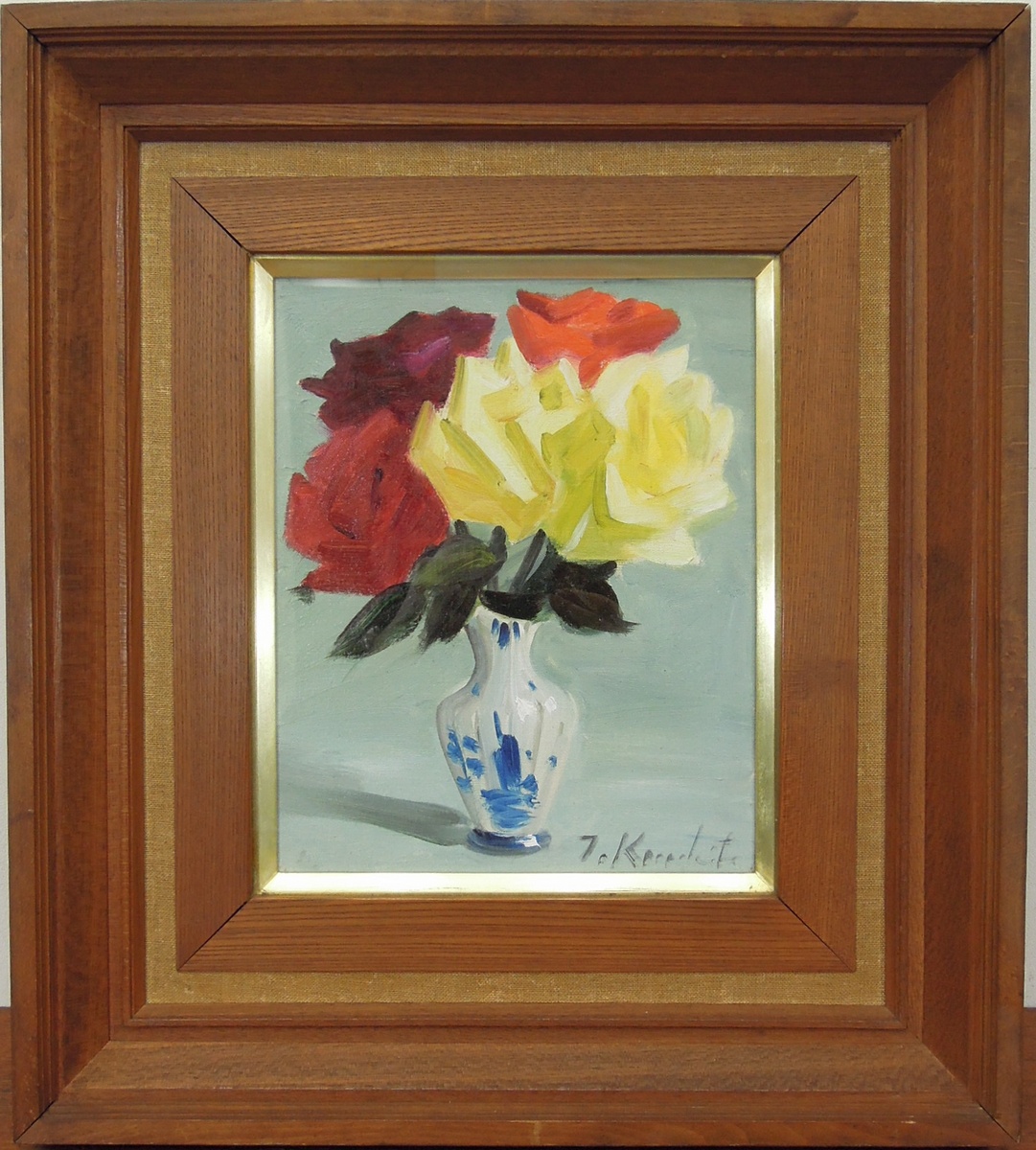 木下孝則 『バラ』 [古美術こもれび] 骨董,掛軸,絵画の買取と販売,名古屋