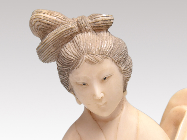 象牙 中国婦人像 高さ12.7cm | 古美術ささき