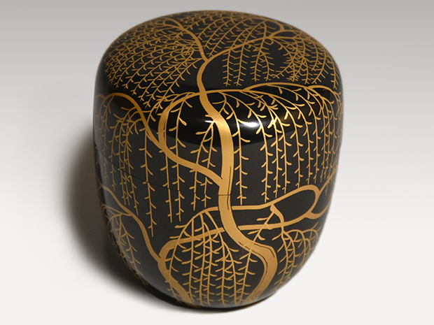 献上柳 中棗 鵬雲斎大宗匠好 在判箱書 柳庵作 共箱 | 古美術ささき