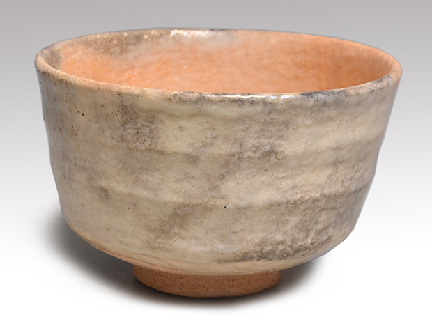 二代 小川長楽(作) 李朝写 白釉茶碗 共箱 | 古美術ささき