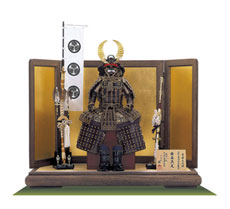 五月人形・戦国武将 徳川家康公 歯朶具足 No3251－小木人形 埼玉