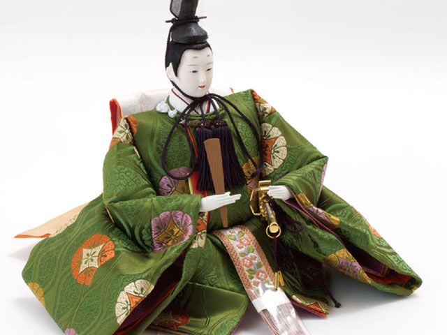 京八番親王六寸官女付焼桐三段飾りセット No3031B | 雛人形