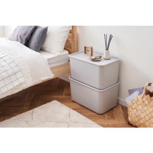 アイリスオーヤマ 積み重ねられるふた付き収納ボックスの通販｜カウネット