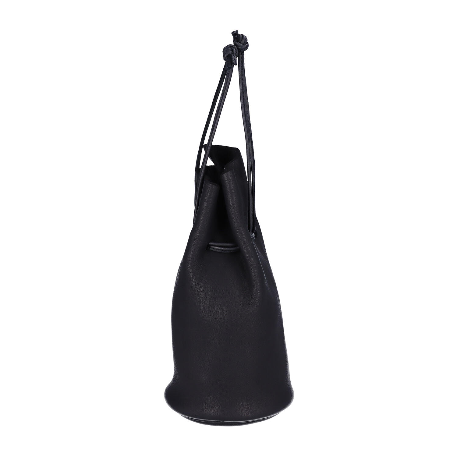 総手縫い鹿革 ティピ 巾着バッグ | 株式会社 KAZINO leather works