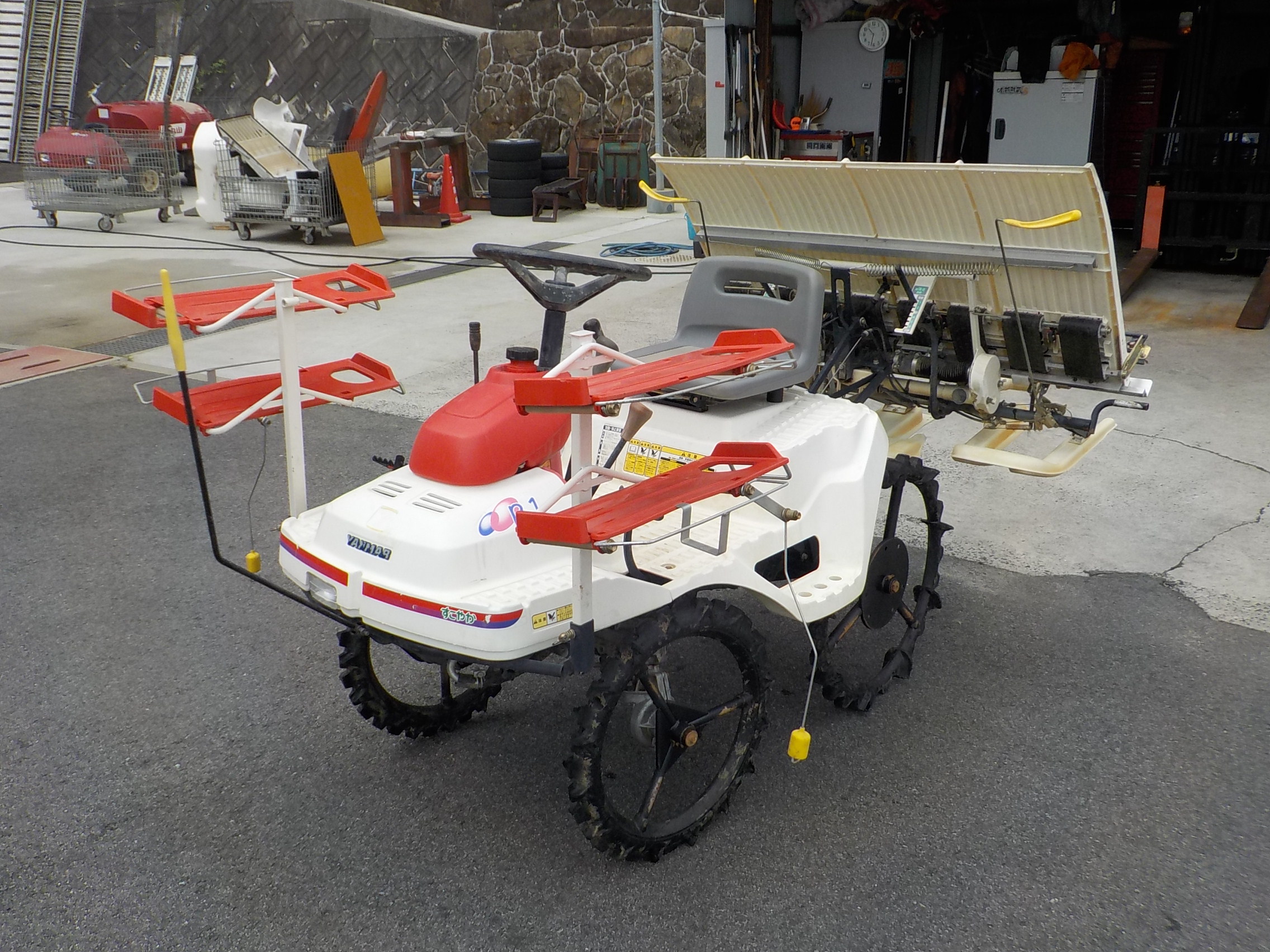 ヤンマー 田植機 Pe-1 4ps 4条植え クランク リコイルスタート