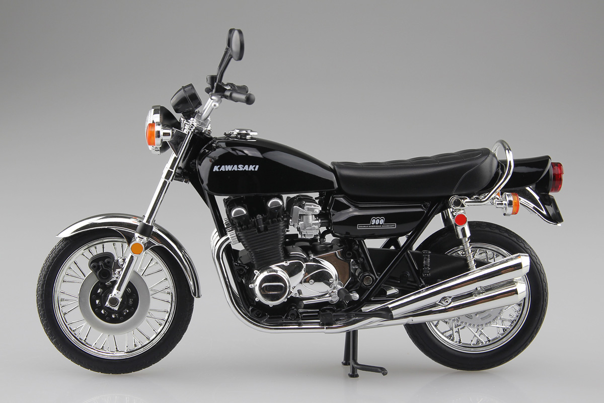 カワサキ 900 super4 Z1 玉虫 アオシマ 1/12 10/28 KAWASAKI 900
