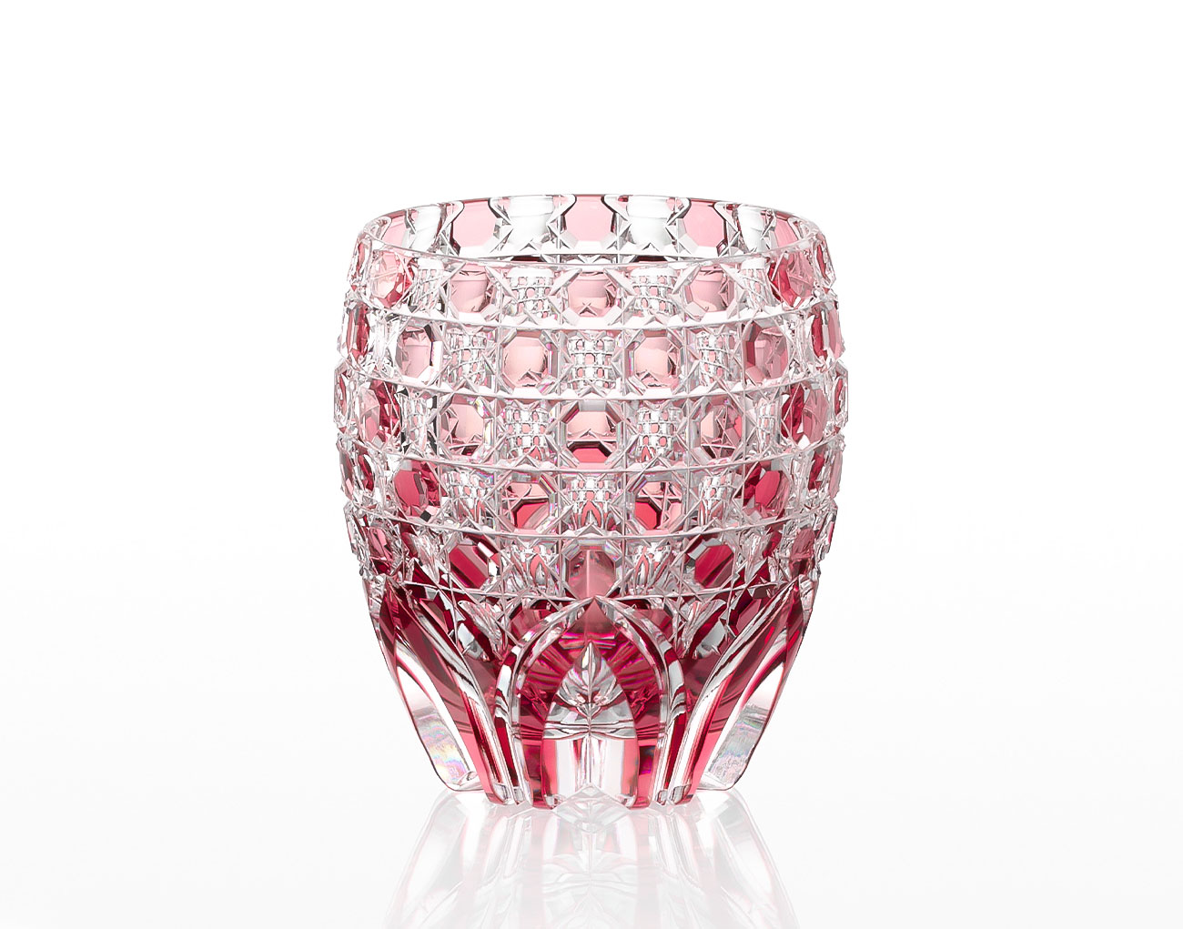 江戸切子 伝統工芸士・鍋谷淳一 作 ロックグラス＜彩華＞ | カガミ