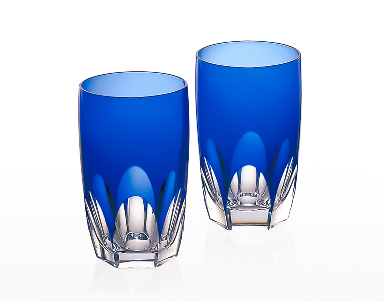 ロイヤルブルー ペアタンブラー | カガミクリスタル