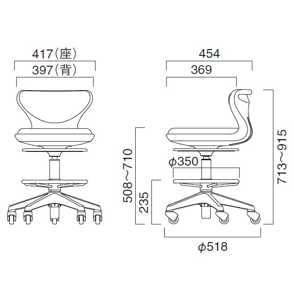 L890HG-PB22【送料無料】 | オカムラ WSスツール通販 - Kagg.jp