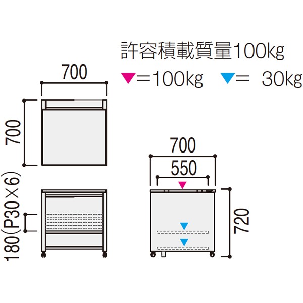 プリンターD SMP077 5-110-5260【送料無料】 | ウチダ SCAENA Ktype