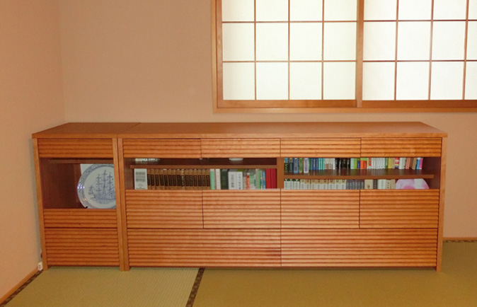 サイドボード（単体）（Colina ブラックチェリー）の設置事例 No.950