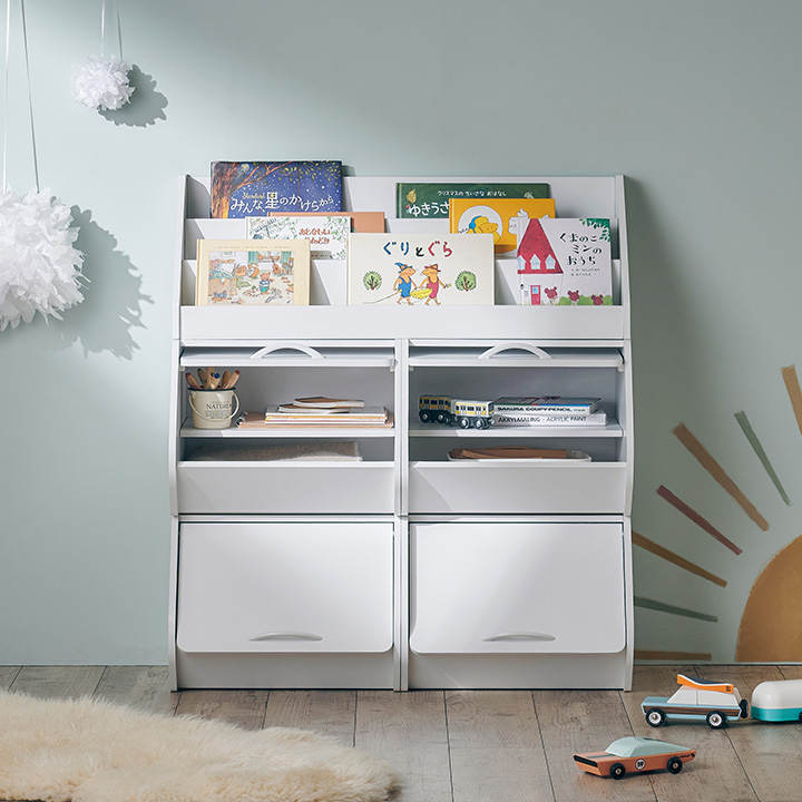 プロフ必読☆kumazou0128様 おもちゃ棚 ホワイト プロフ必読