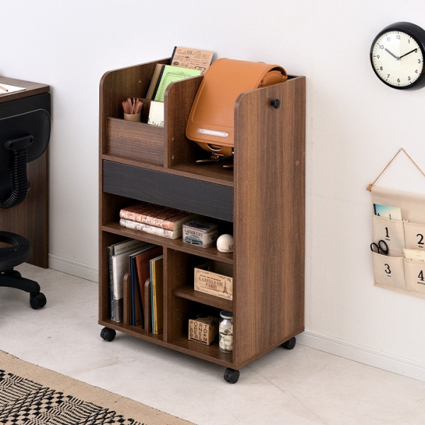 ランドセルラック Poralo(ポラロ) 幅60cm キャスター付き 3色対応の