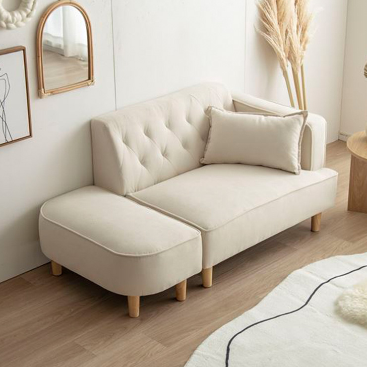 椅子 Emilia オットマン付き2人掛けソファの通販情報 - 家具通販の