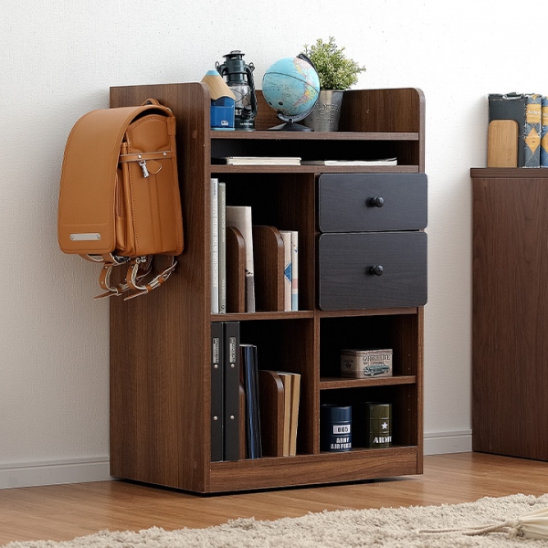 ランドセルラック LOG(ログ) 幅64cm キャスター付き 5色対応の通販情報