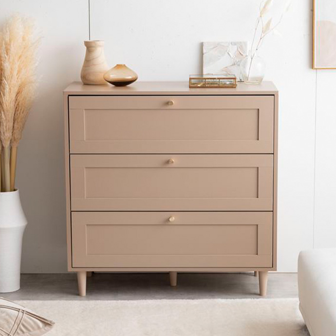 チェスト タンス 3段 木製 幅80cm チェスト Calan 3色対応の通販情報