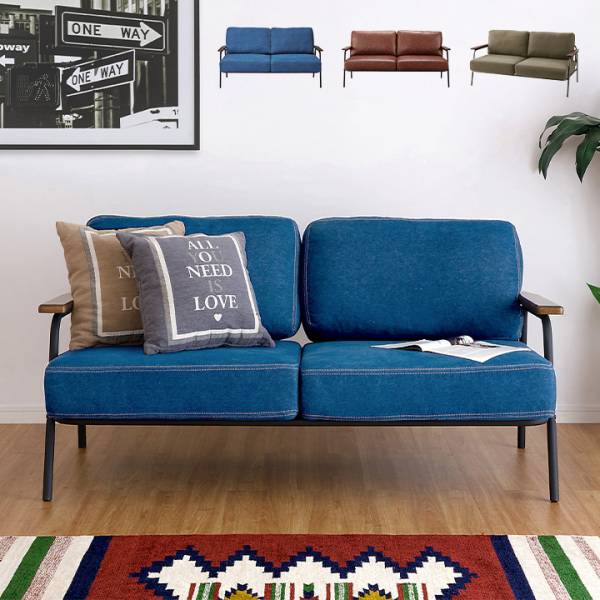 2人掛けソファ（ソファ） - 家具通販のわくわくランド 本店