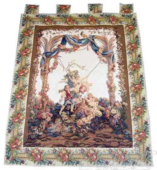 イタリア製ゴブラン織額絵