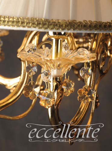 FC-4533-8 イタリア製 シャンデリア(シェード付) 8灯