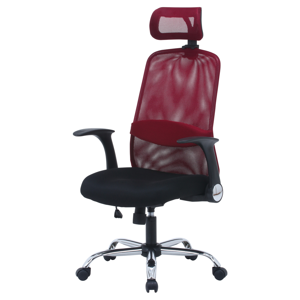 ヘッド付きアームアップチェア 幅660 奥行640 高さ1115-1275 FB-ARP01