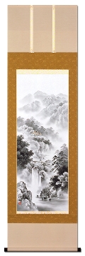 彩色山水 中川幸彦 尺五立 【特価 】[受注製作品 納期約三ヶ月