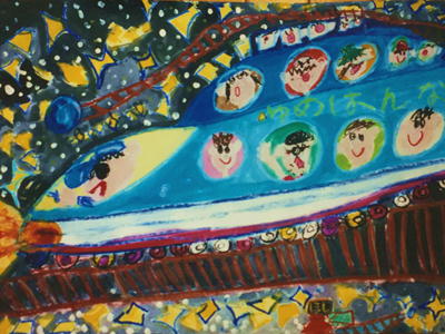 あとり絵kamiふで/東生駒の子供絵画教室、大人の筆文字、ゆる文字講座