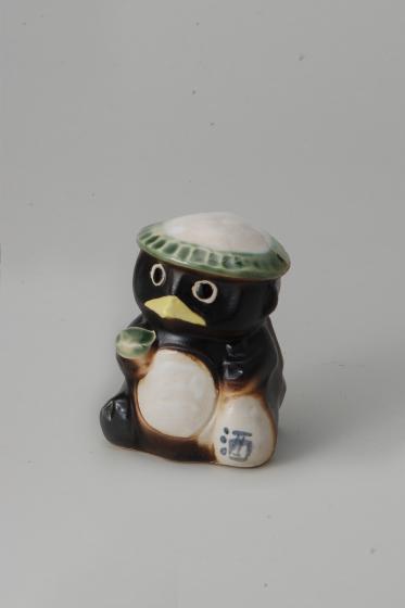 信楽焼総合卸/かね馬 / 河童(黒)