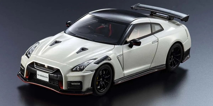 KYOSHO ORIGINAL 1/43scale Nissan GT-R NISMO 2022 (White)-KSR