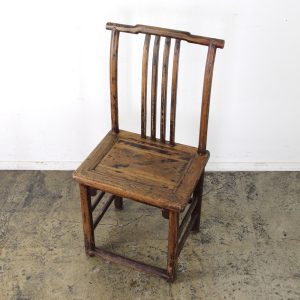 中国 清朝 アンティーク エルム ダイニングチェア | キヤアンティークス