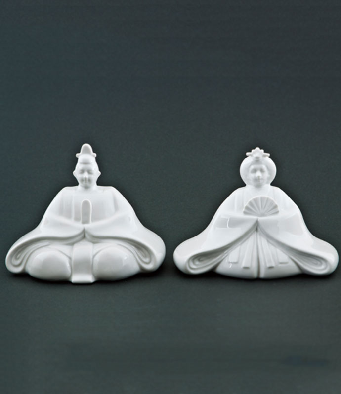 座り雛（みやび） | キルンアート