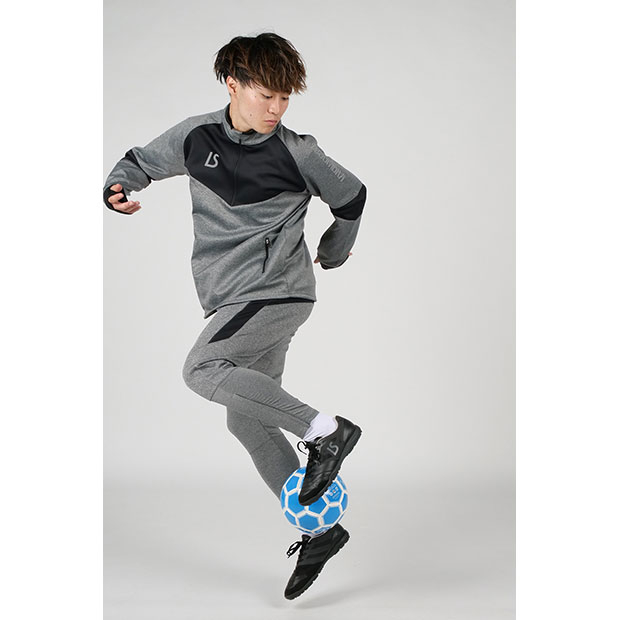 Kemari87 KISHISPO / シングルフェイスジャージハーフジップトップ