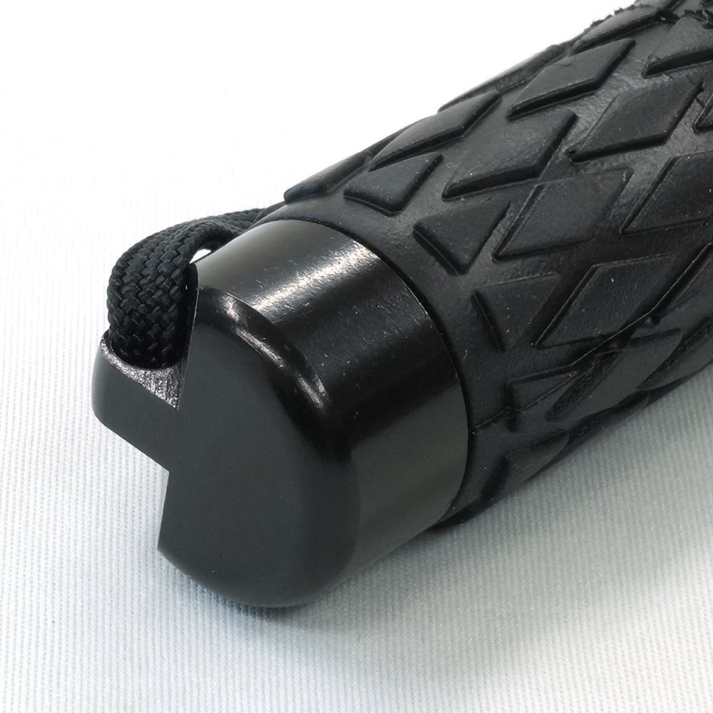 特殊警棒 高強度4135カーボンスチール 16インチ ブラック ラバー