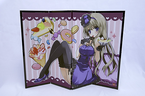 屏風 キャラクター屏風 ／ 和風グッズなら同人グッズ製作クリア工房