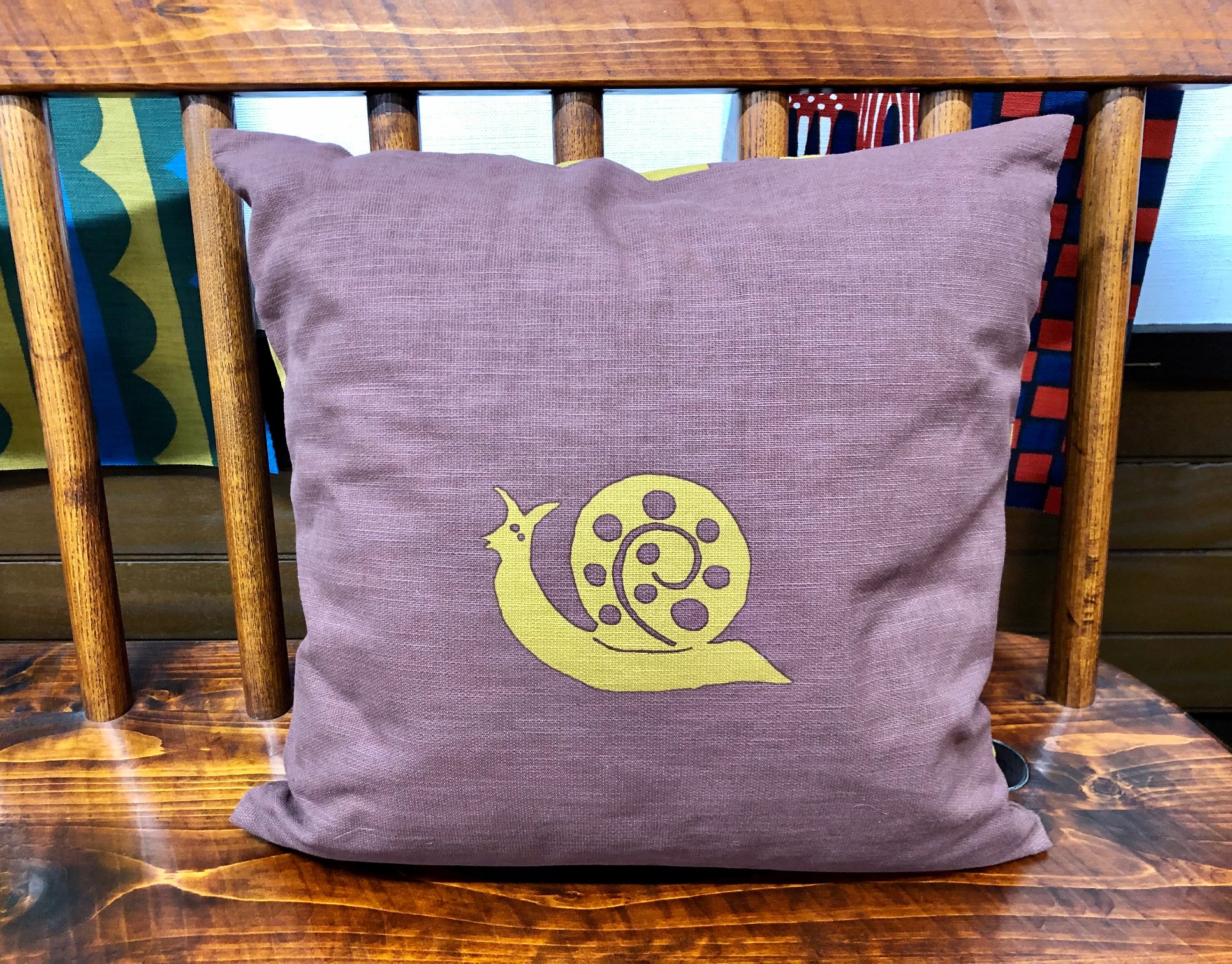 柚木沙弥郎 クッションカバー イヌ