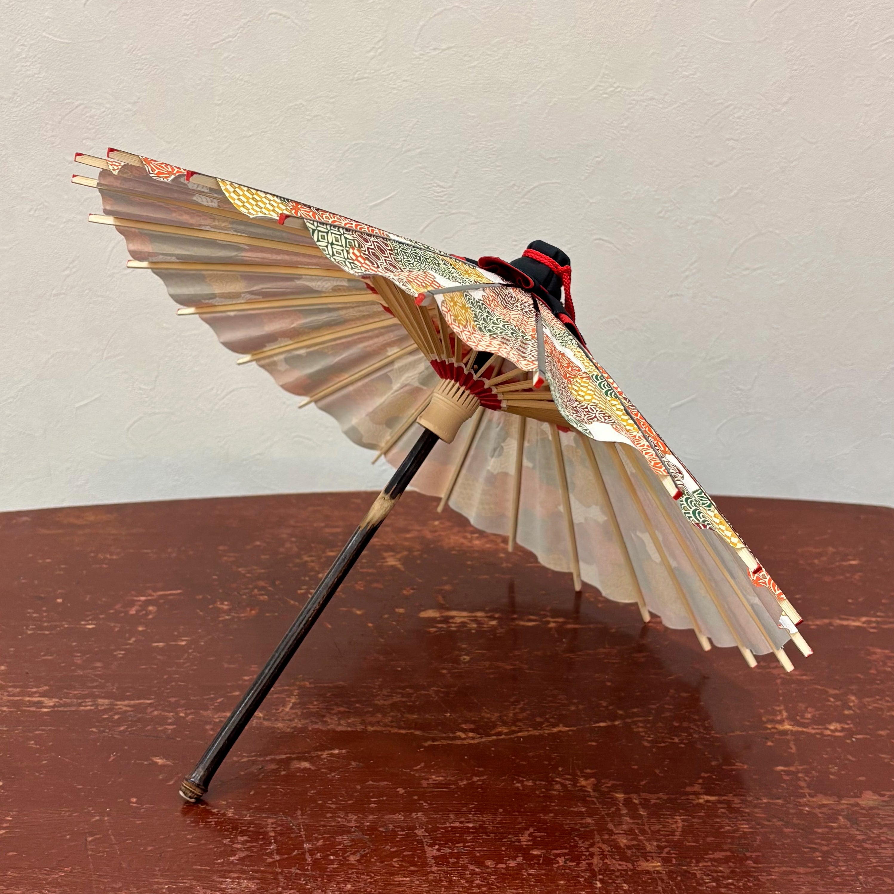 ミニサイズの和傘｜姫和傘 梅重ね｜ 京都和傘屋 辻倉 - 日本最古の京都