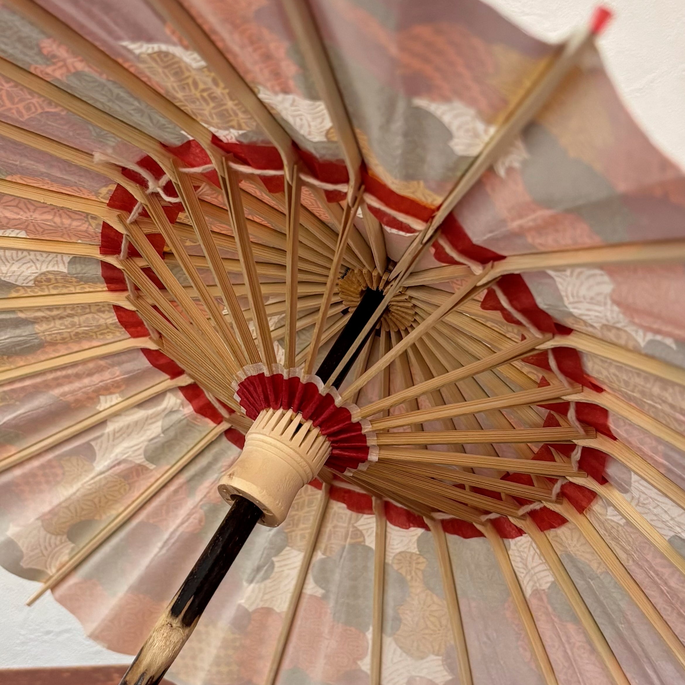 ミニサイズの和傘｜姫和傘 梅重ね｜ 京都和傘屋 辻倉 - 日本最古の京都