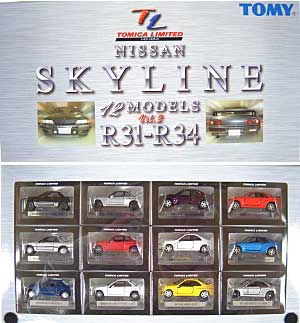 タカラトミー ニッサン スカイライン 12MODELS vol.2 R31-R34 トミカ