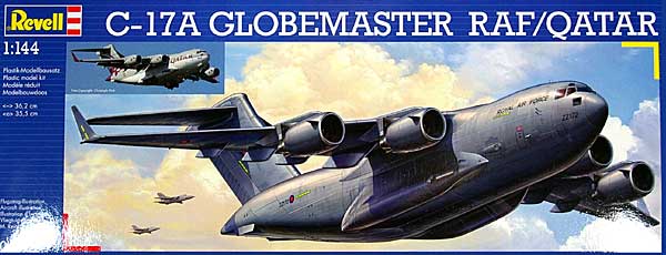 レベル C-17A グローブマスター (RAF/カタール) 1/144 飛行機 04674