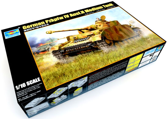 1/16 AFVシリーズ ドイツ 4号戦車 H型 Trumpeter (トランペッター)