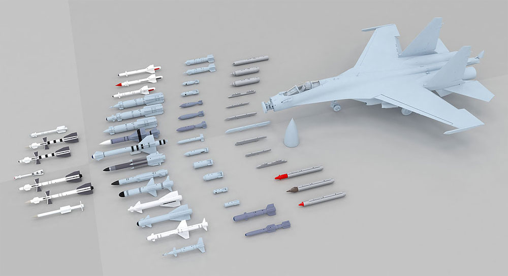 1/48 ミリタリーエアクラフト プラモデル Su-35 フランカー E KITTY