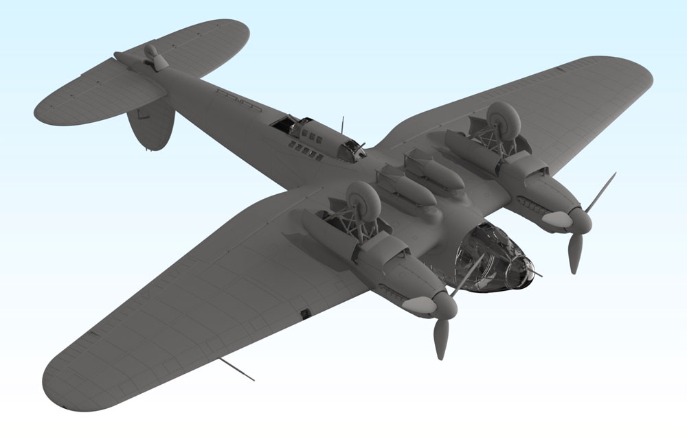 ICM ハインケル He111H-16 爆撃機 1/48 エアクラフト プラモデル 48263