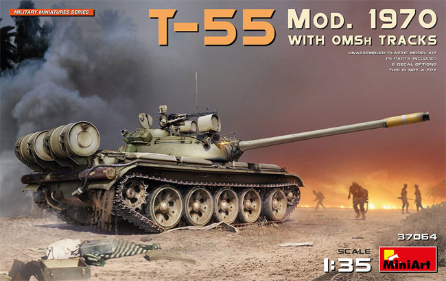 1/35 ミリタリーミニチュア T-55 Mod.1970 w/OMSh 履帯 MINI ART (ミニ