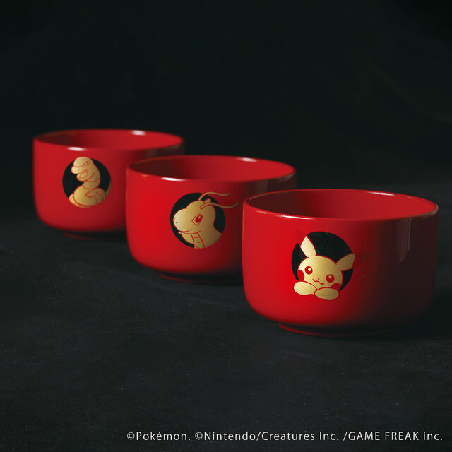 ポケモン』干支小椀が発売！ピカチュウ、カイリュー、アーボを職人が
