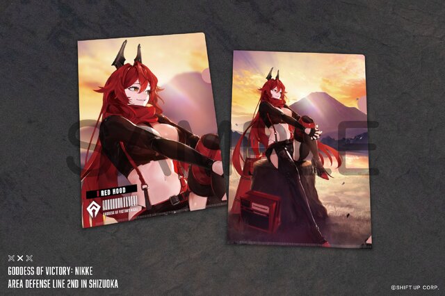 富士山を眺めるレッドフードが美しい…！『勝利の女神：NIKKE』POP UP